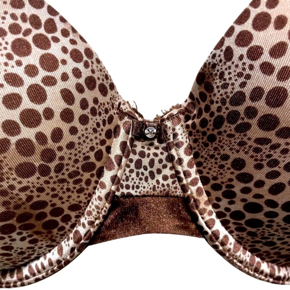 VANITY FAIR leopard print underwire bra 40C - Picture 2 of 10